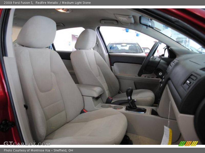 Redfire Metallic / Medium Light Stone 2009 Ford Fusion S
