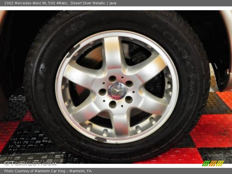 Desert Silver Metallic / Java 2002 Mercedes-Benz ML 500 4Matic