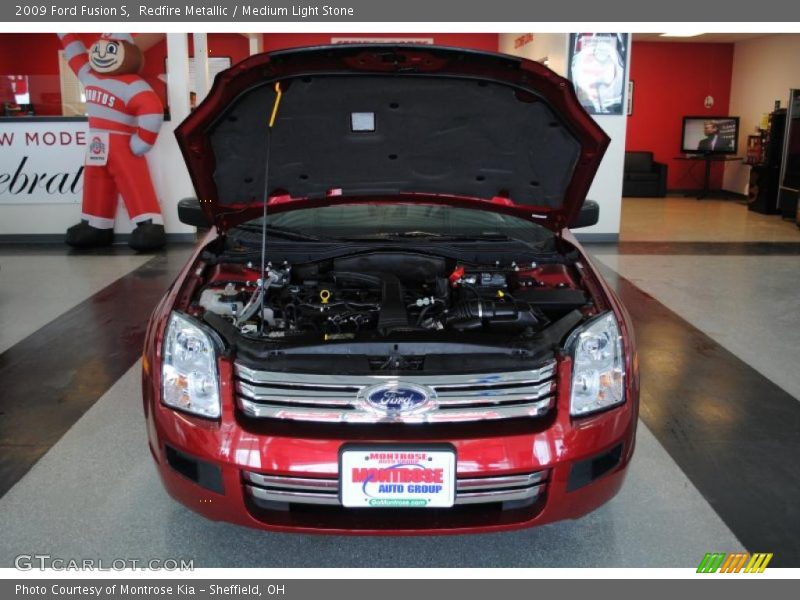 Redfire Metallic / Medium Light Stone 2009 Ford Fusion S