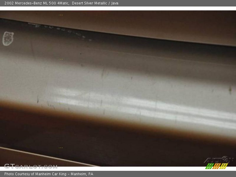 Desert Silver Metallic / Java 2002 Mercedes-Benz ML 500 4Matic