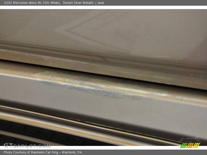Desert Silver Metallic / Java 2002 Mercedes-Benz ML 500 4Matic