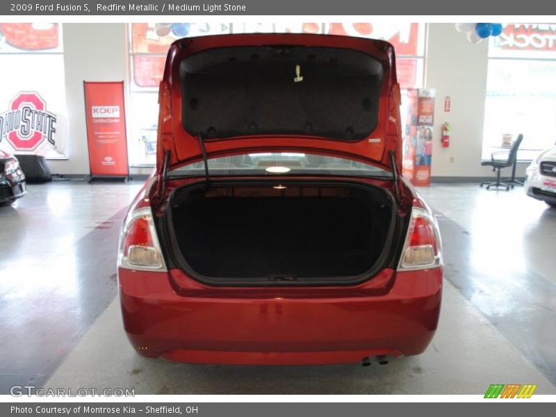 Redfire Metallic / Medium Light Stone 2009 Ford Fusion S
