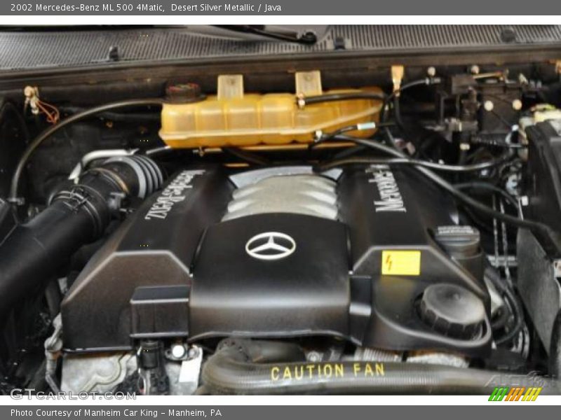 Desert Silver Metallic / Java 2002 Mercedes-Benz ML 500 4Matic