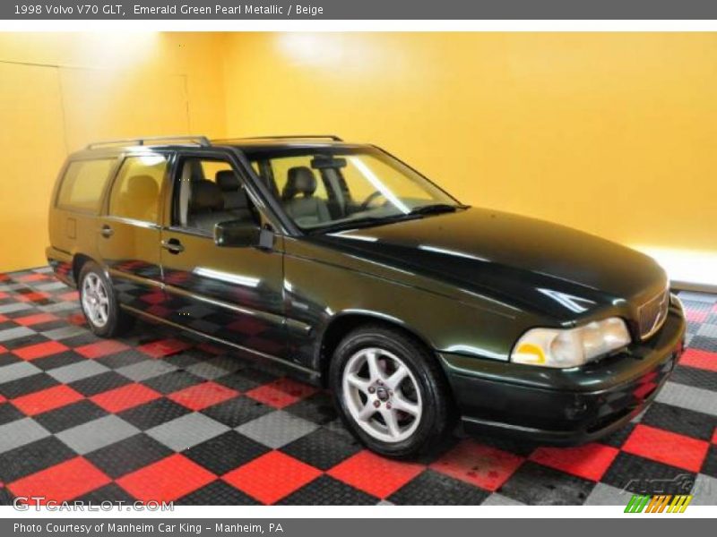 Emerald Green Pearl Metallic / Beige 1998 Volvo V70 GLT