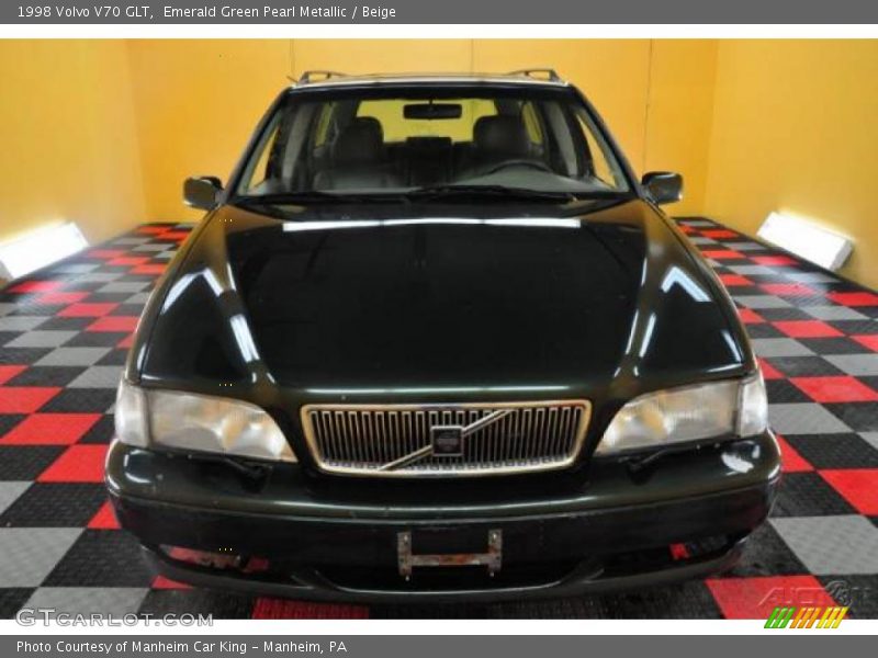 Emerald Green Pearl Metallic / Beige 1998 Volvo V70 GLT