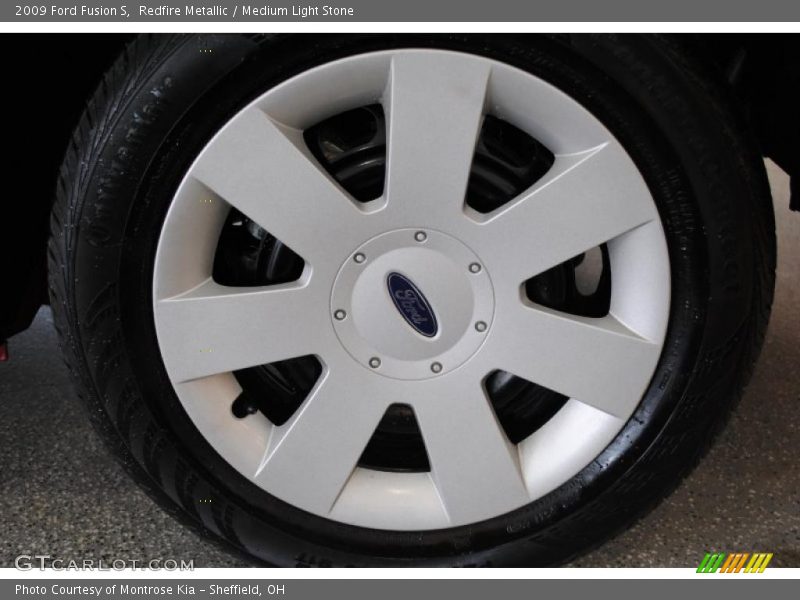 Redfire Metallic / Medium Light Stone 2009 Ford Fusion S