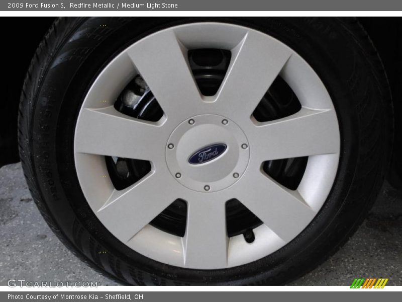 Redfire Metallic / Medium Light Stone 2009 Ford Fusion S