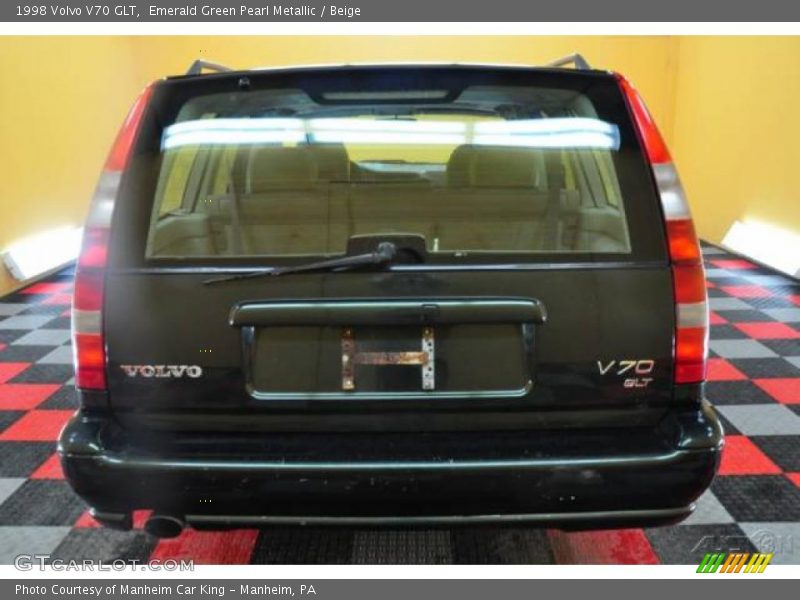 Emerald Green Pearl Metallic / Beige 1998 Volvo V70 GLT