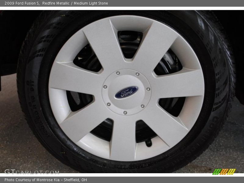 Redfire Metallic / Medium Light Stone 2009 Ford Fusion S