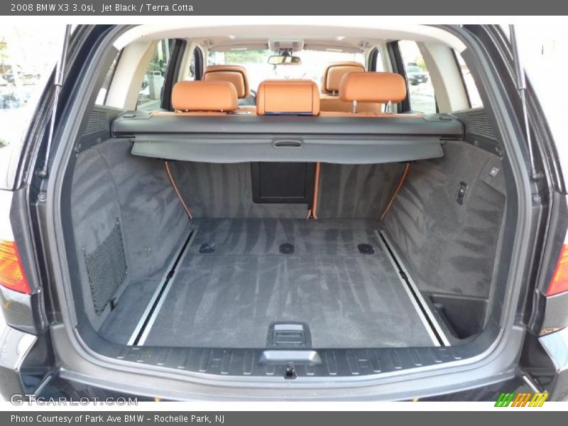 Jet Black / Terra Cotta 2008 BMW X3 3.0si