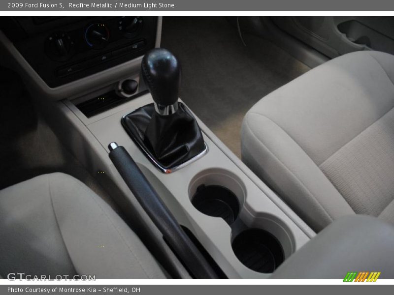 Redfire Metallic / Medium Light Stone 2009 Ford Fusion S