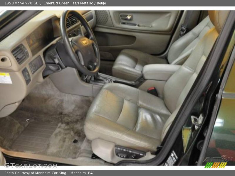 Emerald Green Pearl Metallic / Beige 1998 Volvo V70 GLT