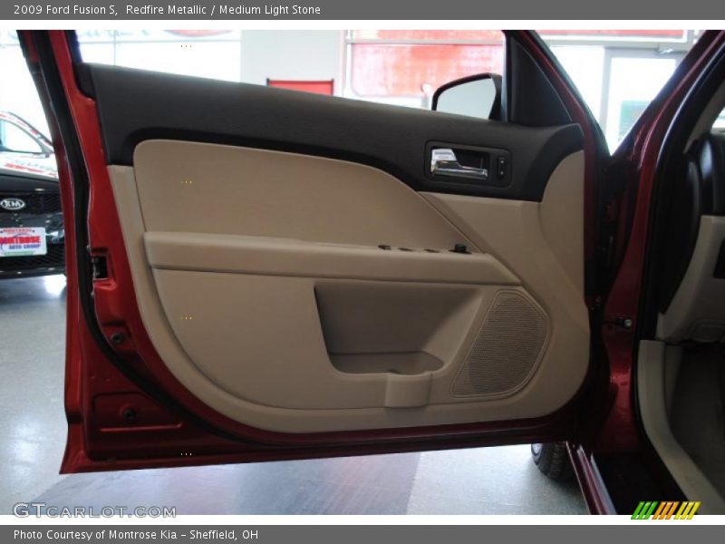 Redfire Metallic / Medium Light Stone 2009 Ford Fusion S