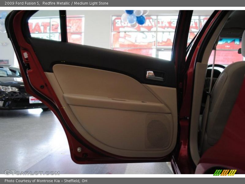 Redfire Metallic / Medium Light Stone 2009 Ford Fusion S