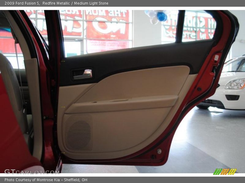Redfire Metallic / Medium Light Stone 2009 Ford Fusion S