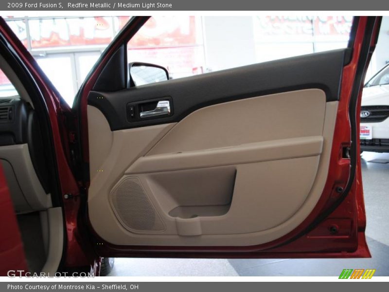 Redfire Metallic / Medium Light Stone 2009 Ford Fusion S