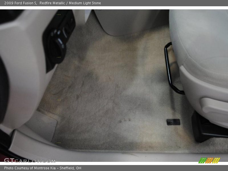 Redfire Metallic / Medium Light Stone 2009 Ford Fusion S