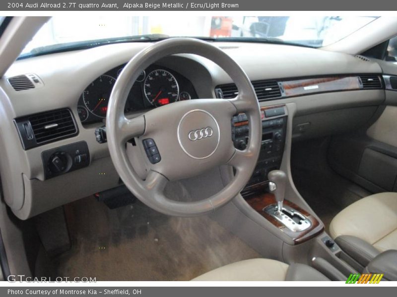 Alpaka Beige Metallic / Ecru/Light Brown 2004 Audi Allroad 2.7T quattro Avant