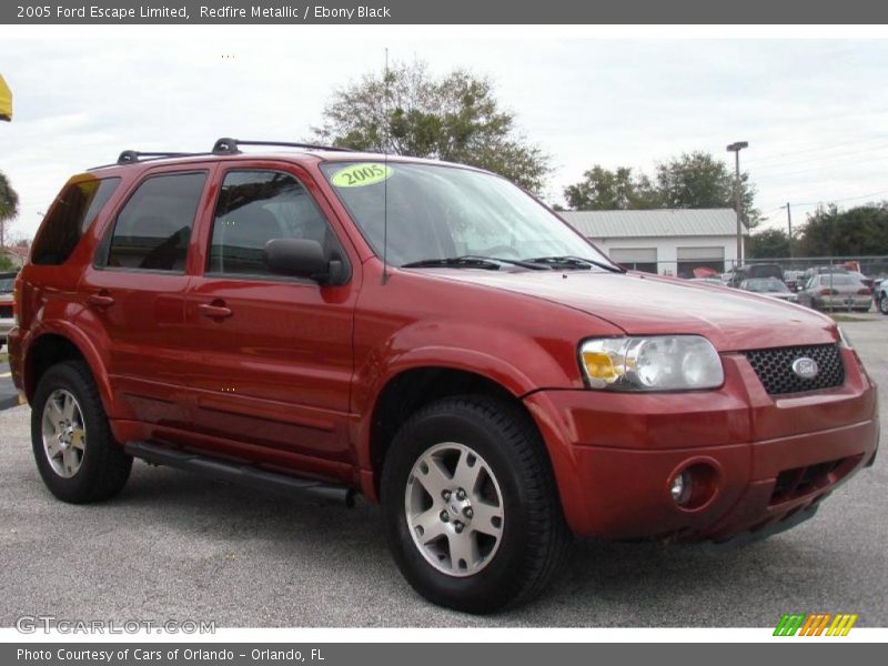 Redfire Metallic / Ebony Black 2005 Ford Escape Limited