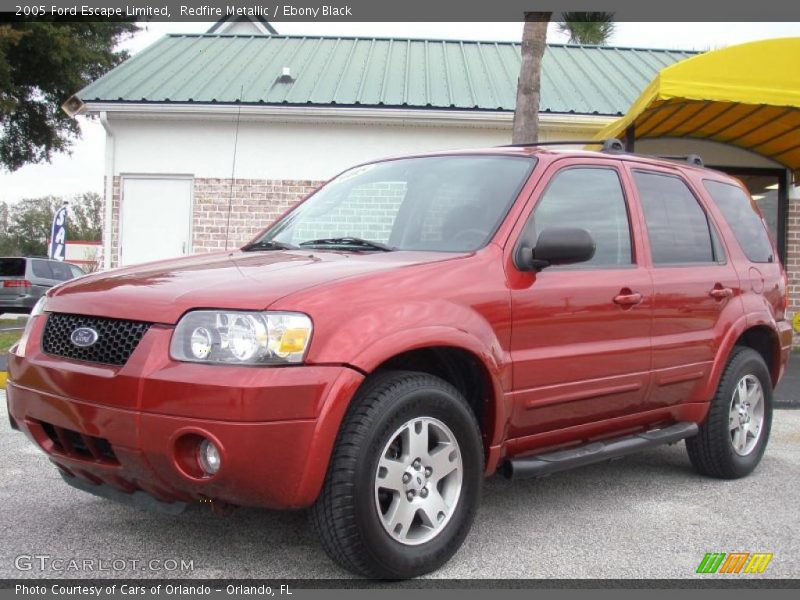 Redfire Metallic / Ebony Black 2005 Ford Escape Limited
