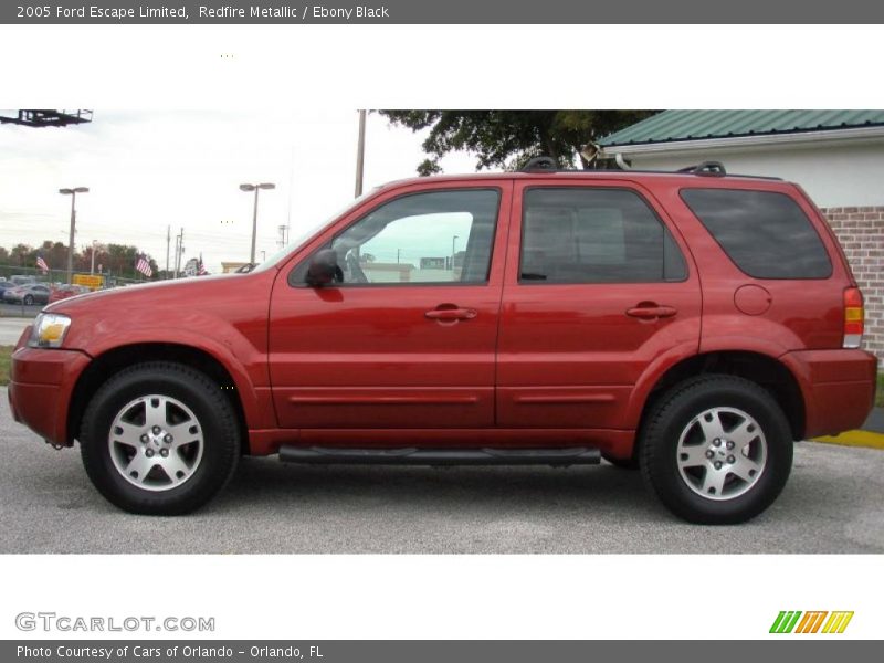 Redfire Metallic / Ebony Black 2005 Ford Escape Limited