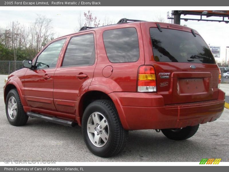 Redfire Metallic / Ebony Black 2005 Ford Escape Limited