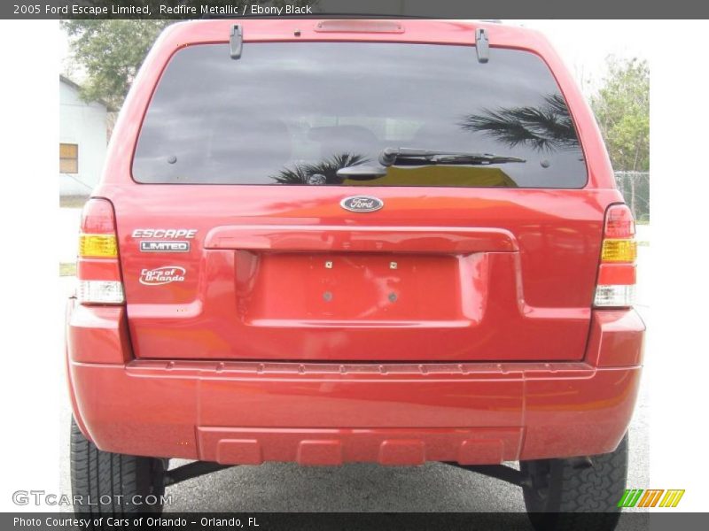 Redfire Metallic / Ebony Black 2005 Ford Escape Limited