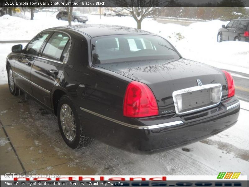 Black / Black 2010 Lincoln Town Car Signature Limited
