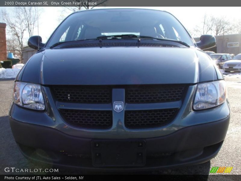 Onyx Green Pearl / Taupe 2003 Dodge Caravan SE