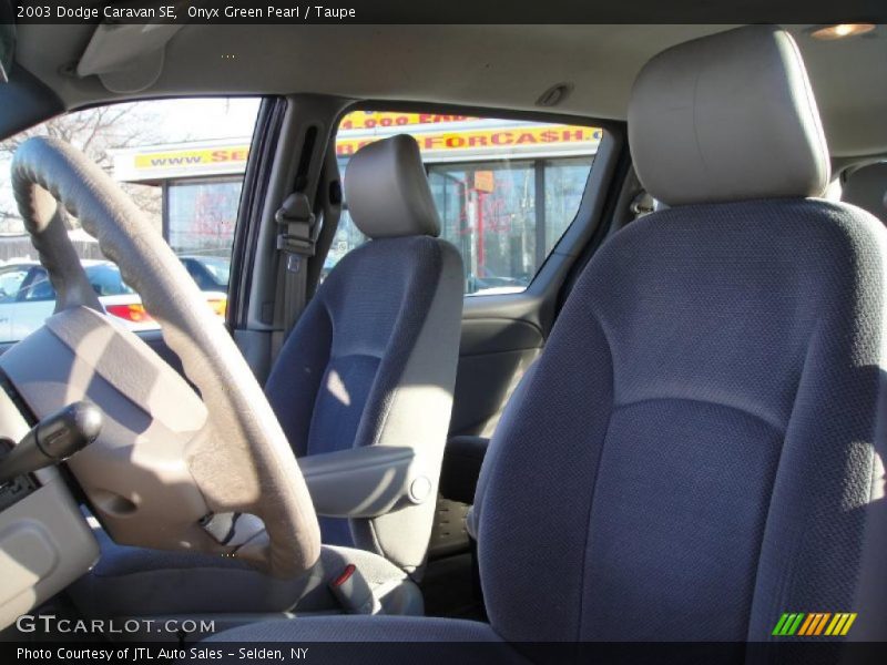 Onyx Green Pearl / Taupe 2003 Dodge Caravan SE