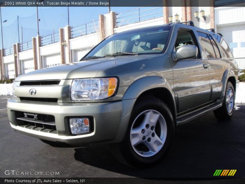 Tuscan Beige Metallic / Stone Beige 2001 Infiniti QX4 4x4