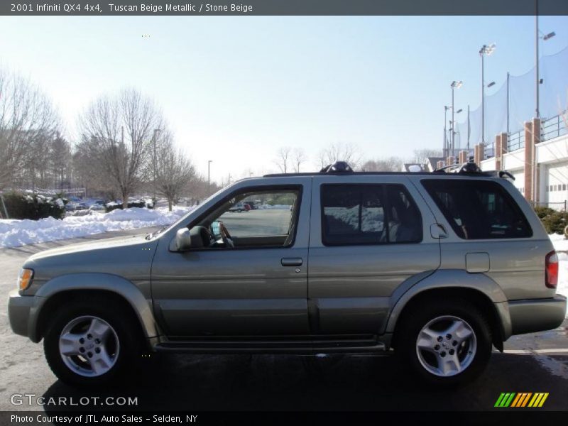 Tuscan Beige Metallic / Stone Beige 2001 Infiniti QX4 4x4