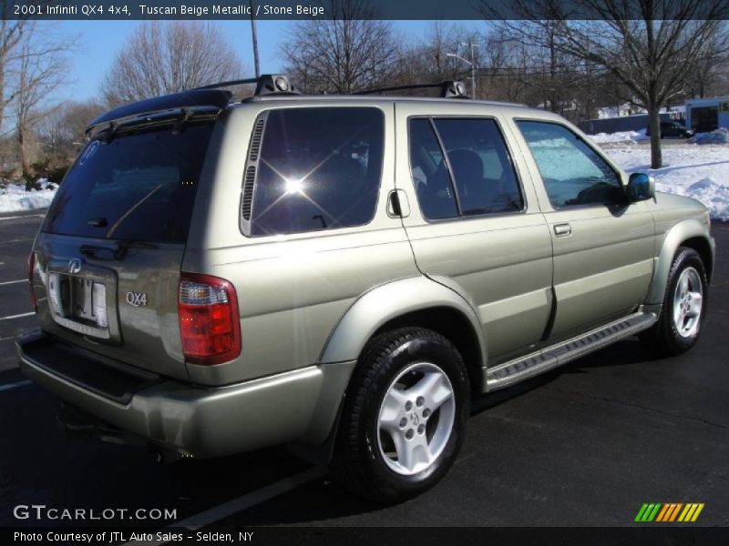 Tuscan Beige Metallic / Stone Beige 2001 Infiniti QX4 4x4