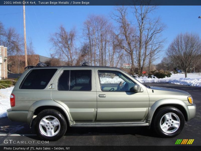 Tuscan Beige Metallic / Stone Beige 2001 Infiniti QX4 4x4