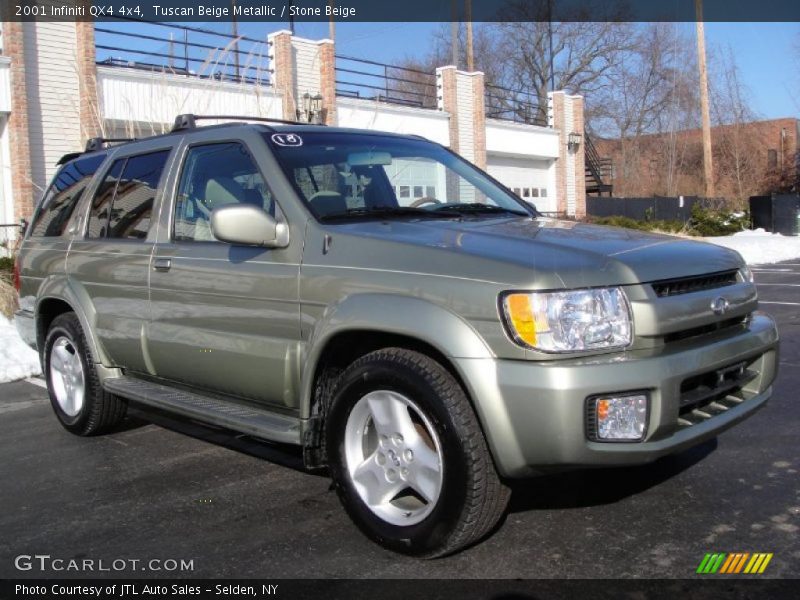 Tuscan Beige Metallic / Stone Beige 2001 Infiniti QX4 4x4