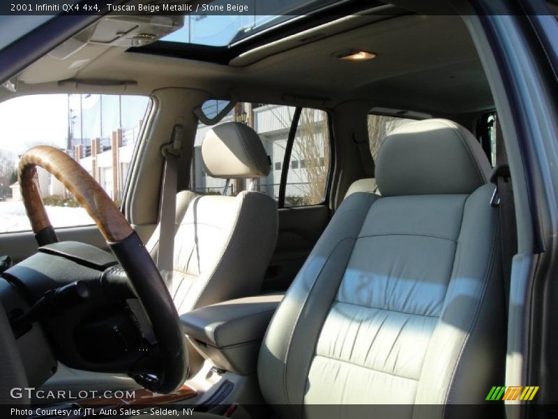 Tuscan Beige Metallic / Stone Beige 2001 Infiniti QX4 4x4
