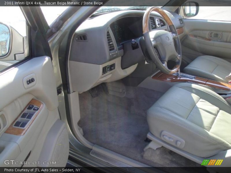 Tuscan Beige Metallic / Stone Beige 2001 Infiniti QX4 4x4