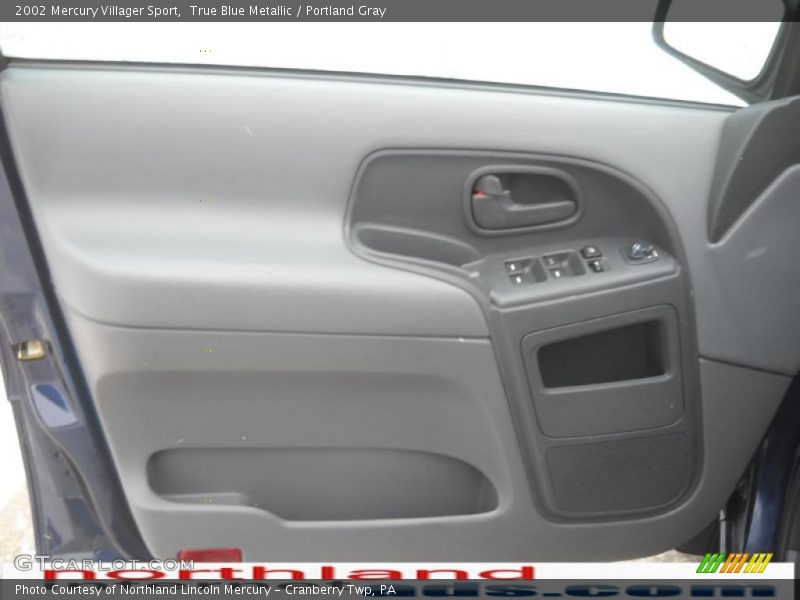 True Blue Metallic / Portland Gray 2002 Mercury Villager Sport