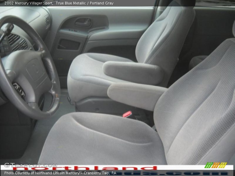 True Blue Metallic / Portland Gray 2002 Mercury Villager Sport