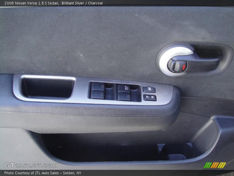 Brilliant Silver / Charcoal 2008 Nissan Versa 1.8 S Sedan