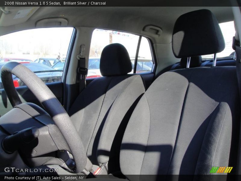 Brilliant Silver / Charcoal 2008 Nissan Versa 1.8 S Sedan