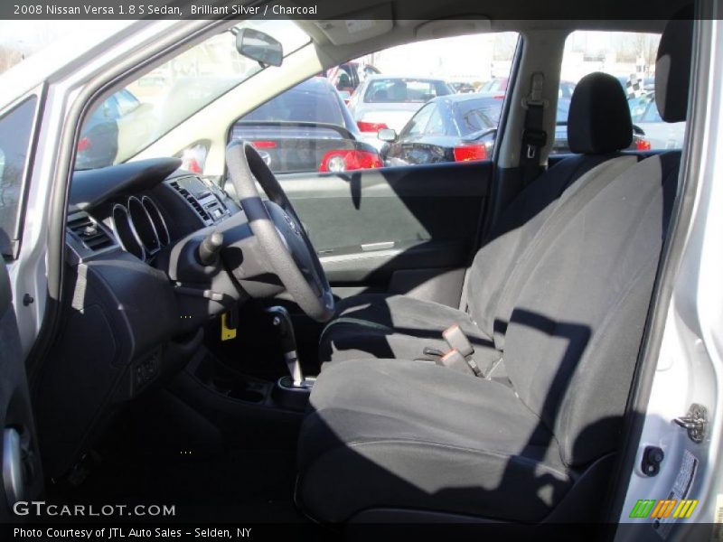 Brilliant Silver / Charcoal 2008 Nissan Versa 1.8 S Sedan