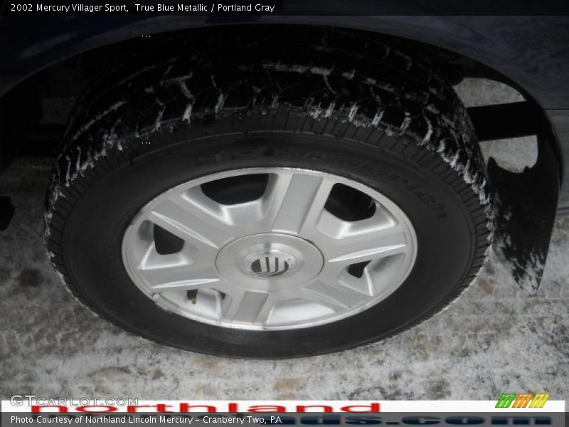 True Blue Metallic / Portland Gray 2002 Mercury Villager Sport