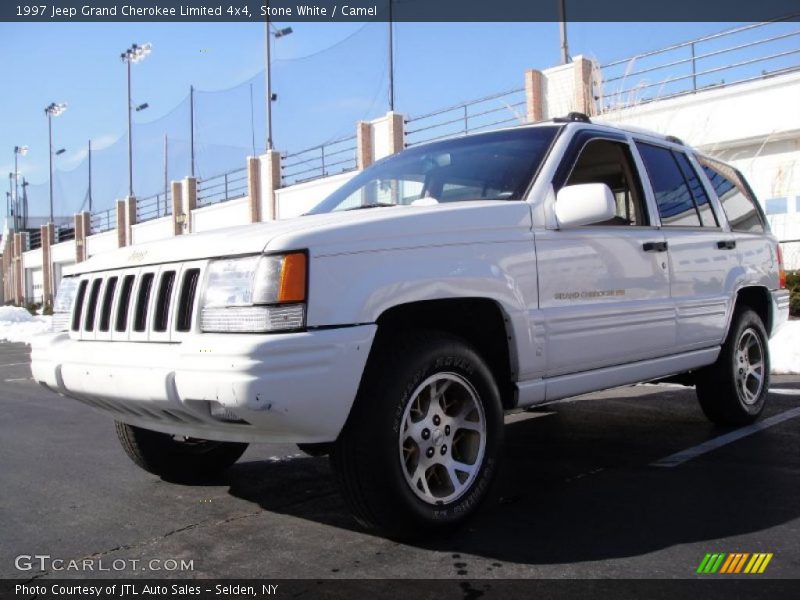 Stone White / Camel 1997 Jeep Grand Cherokee Limited 4x4