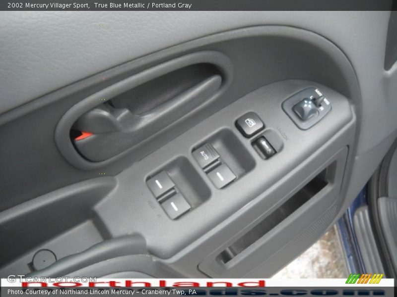 True Blue Metallic / Portland Gray 2002 Mercury Villager Sport