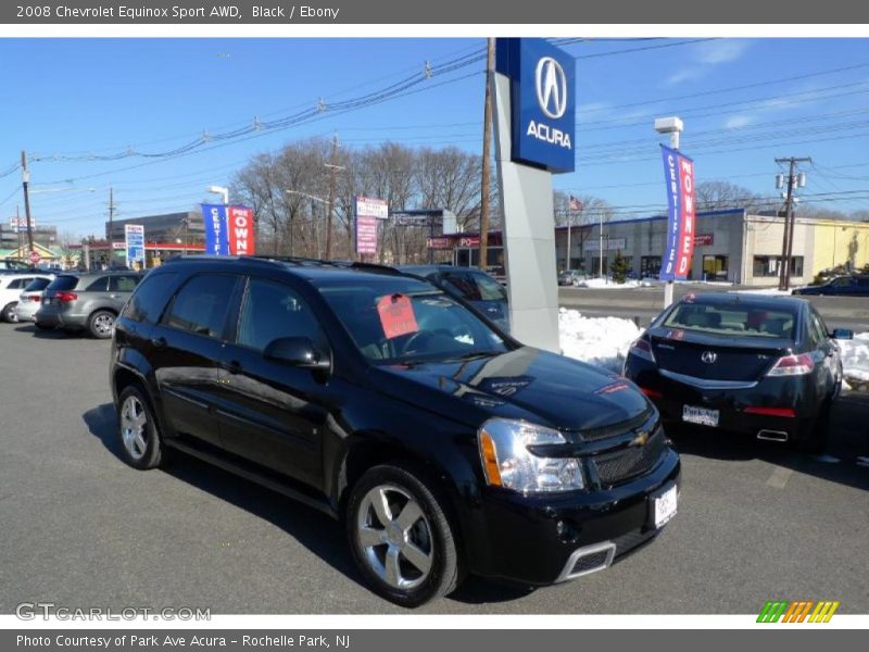 Black / Ebony 2008 Chevrolet Equinox Sport AWD