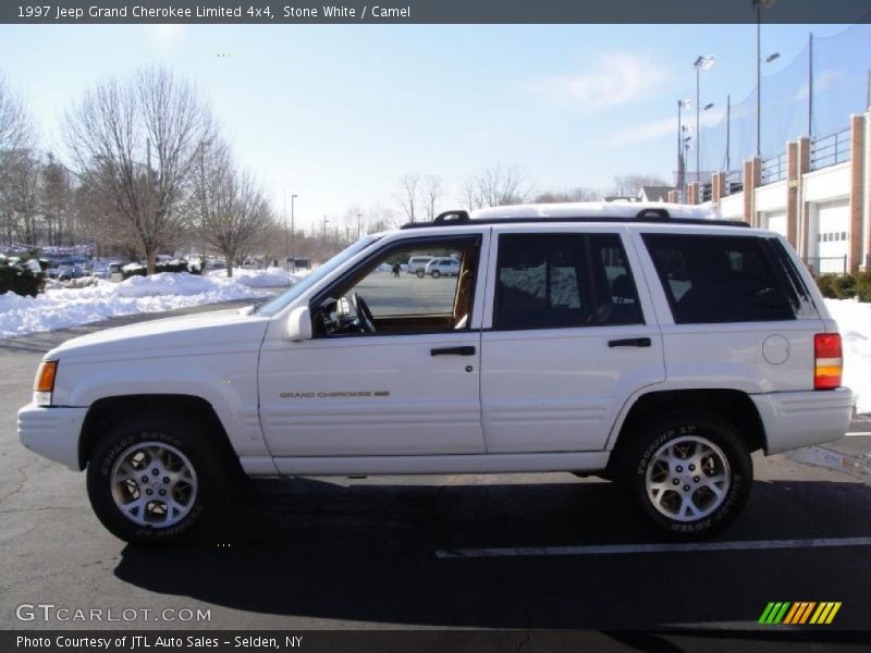 Stone White / Camel 1997 Jeep Grand Cherokee Limited 4x4