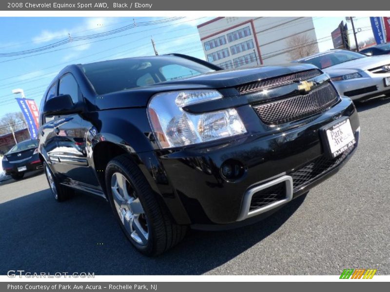 Black / Ebony 2008 Chevrolet Equinox Sport AWD