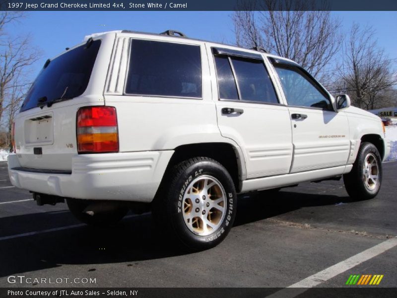 Stone White / Camel 1997 Jeep Grand Cherokee Limited 4x4