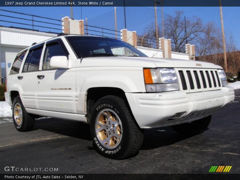 Stone White / Camel 1997 Jeep Grand Cherokee Limited 4x4